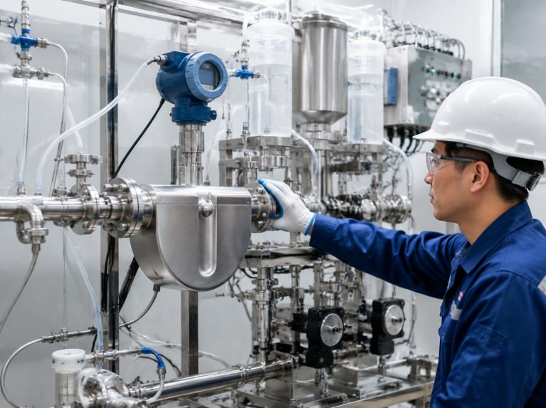 陇南科里奥利液体质量流量计